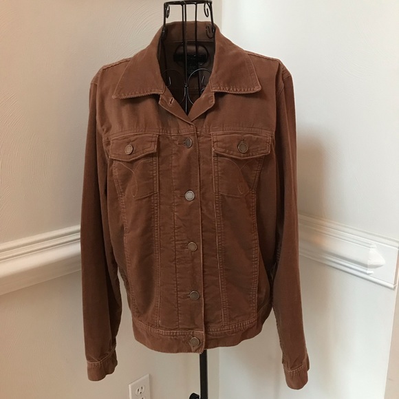 calvin klein corduroy trucker jacket